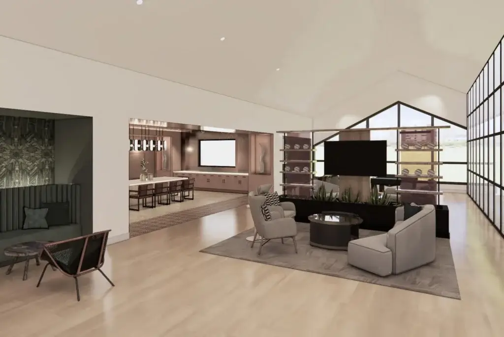 page 28 clubroom lounge southeast view