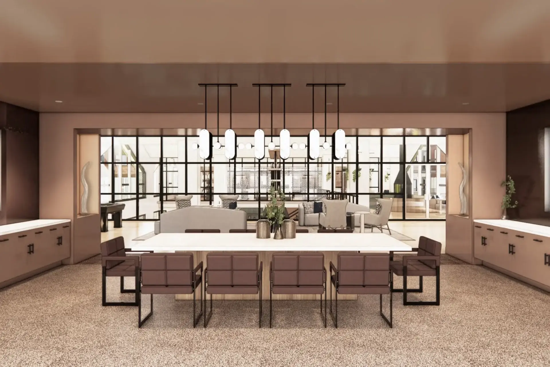 page 29 clubroom kitchen west view