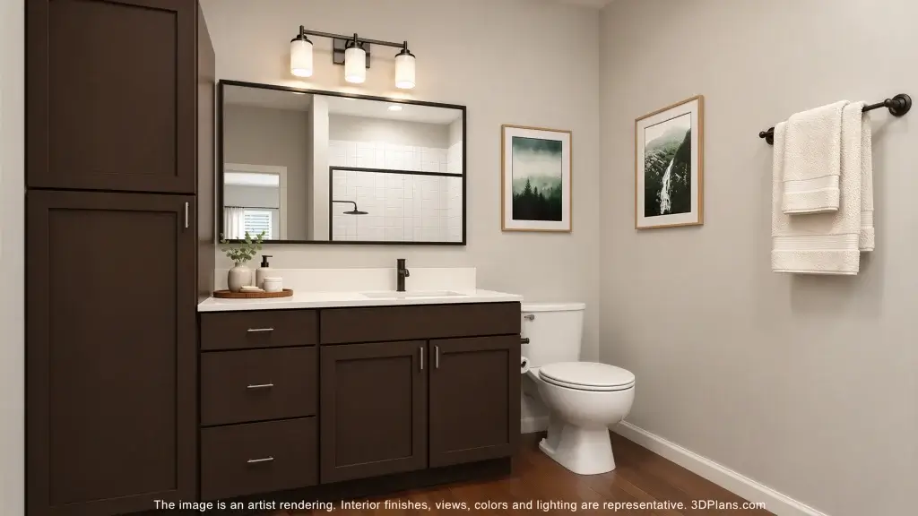 elevated spa bathroom